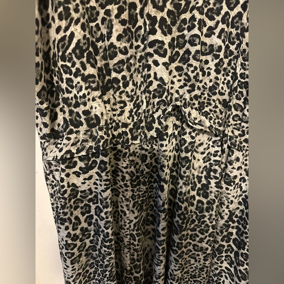 Banana Republic Leopard Print Midi Dress – Size 20 - Picture 8 of 10